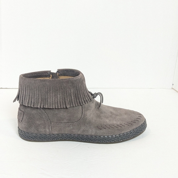 Ugg suede kennadi fringe booties - Picture 2 of 16